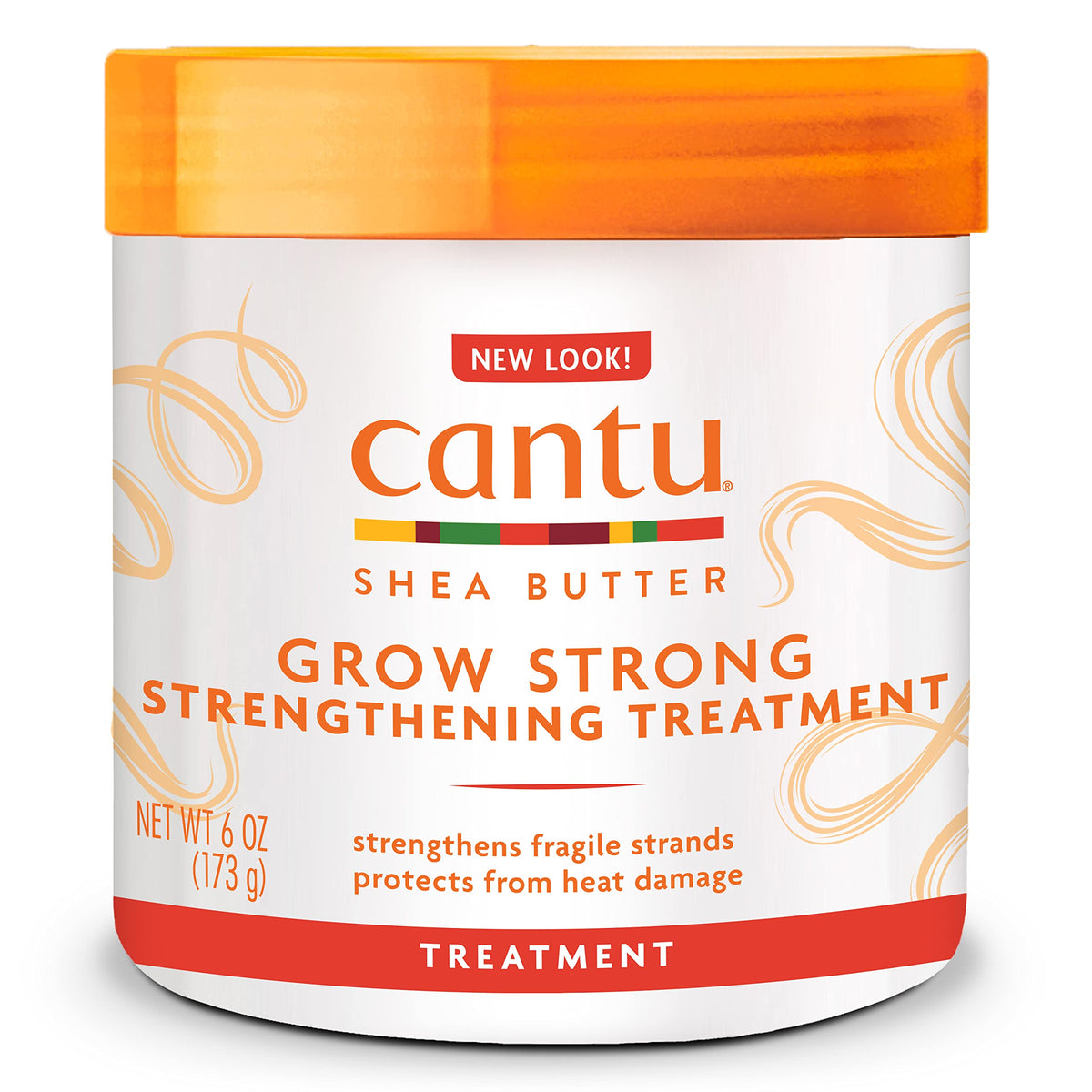 Cantu Grow Strong Strengthening Treatment, 6 Oz - Strengthens & Nourishes Hair, White