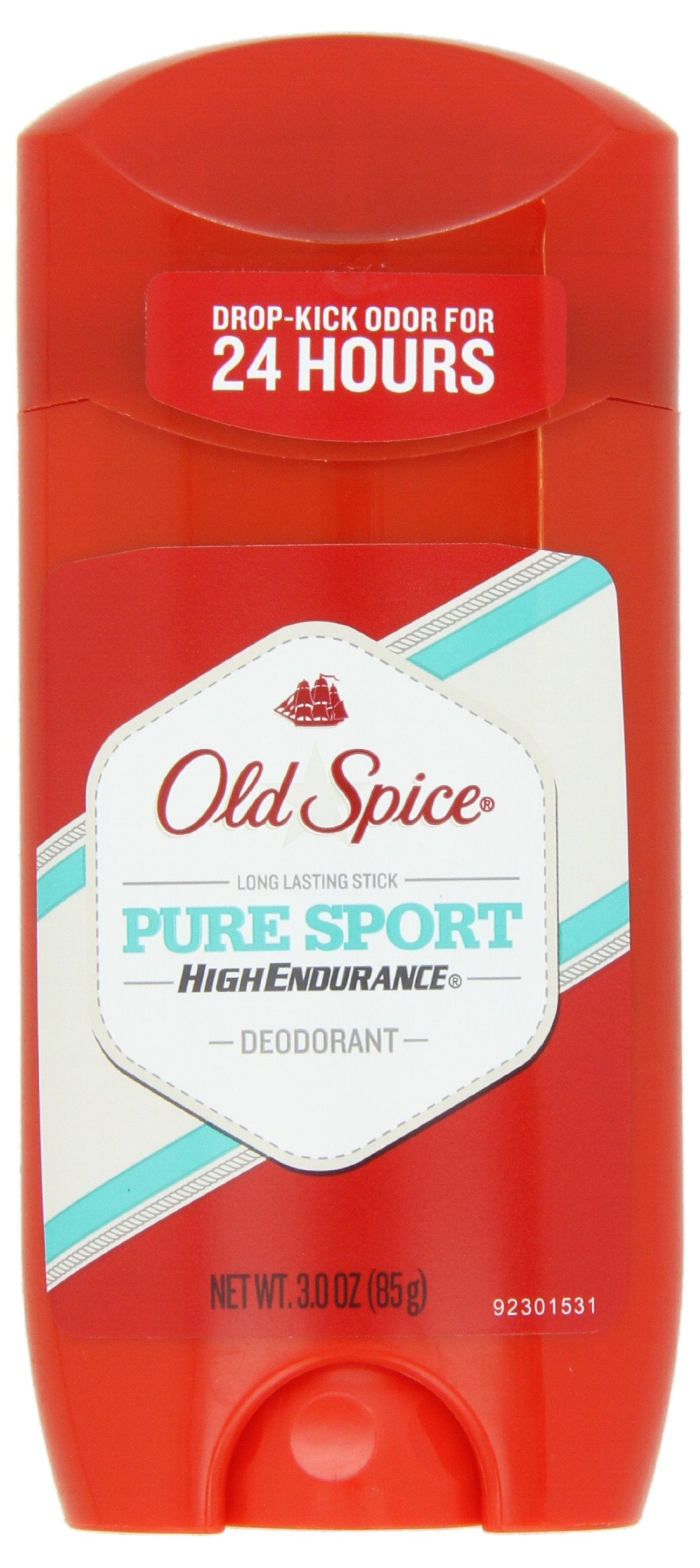 Old Spice High Endurance Pure Sport Anti-Perspirant & Deodorant, 3 Oz, 4 Pack