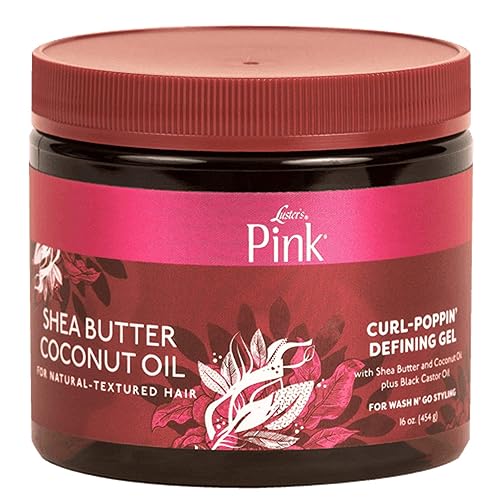 Luster'S Shea Butter Coconut Oil Gel 16 Oz - Hair Defining & Moisturizing Gel