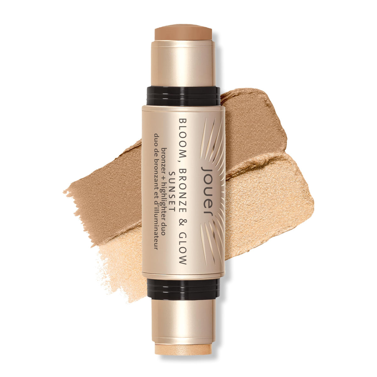 Jouer Bloom Bronze & Glow Stick - Cream Contour & Highlighter With Rose Hip Oil, Sunset