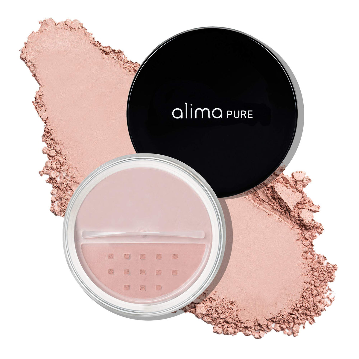 Alima Pure Loose Mineral Blush - Apple Blossom, Vegan Powder Blush, Satin Matte Finish, 0.15 Oz