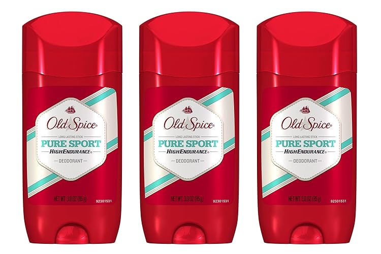 Old Spice High Endurance Men'S Deodorant, Pure Sport Scent, 3 Oz (Pack Of 3)