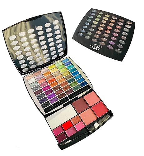 Br Beauty Revolution Glamour Girl Makeup Kit - 43 Eyeshadows, 9 Blushes, 6 Lip Glosses