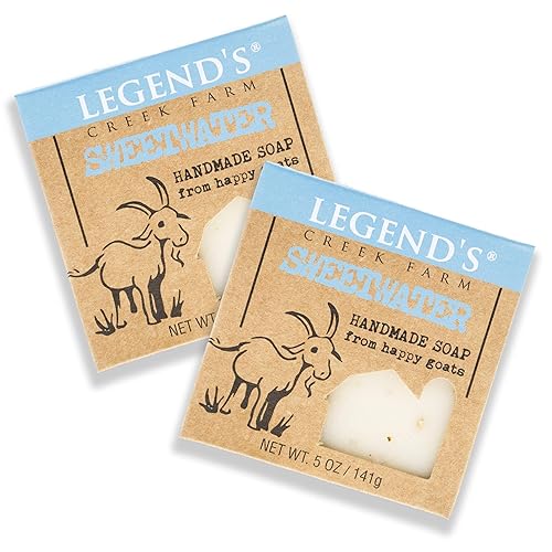 Legend'S Creek Goat Milk Soap - Moisturizing Cleansing Bar For Sensitive Skin, 5 Oz, Pack Of 2