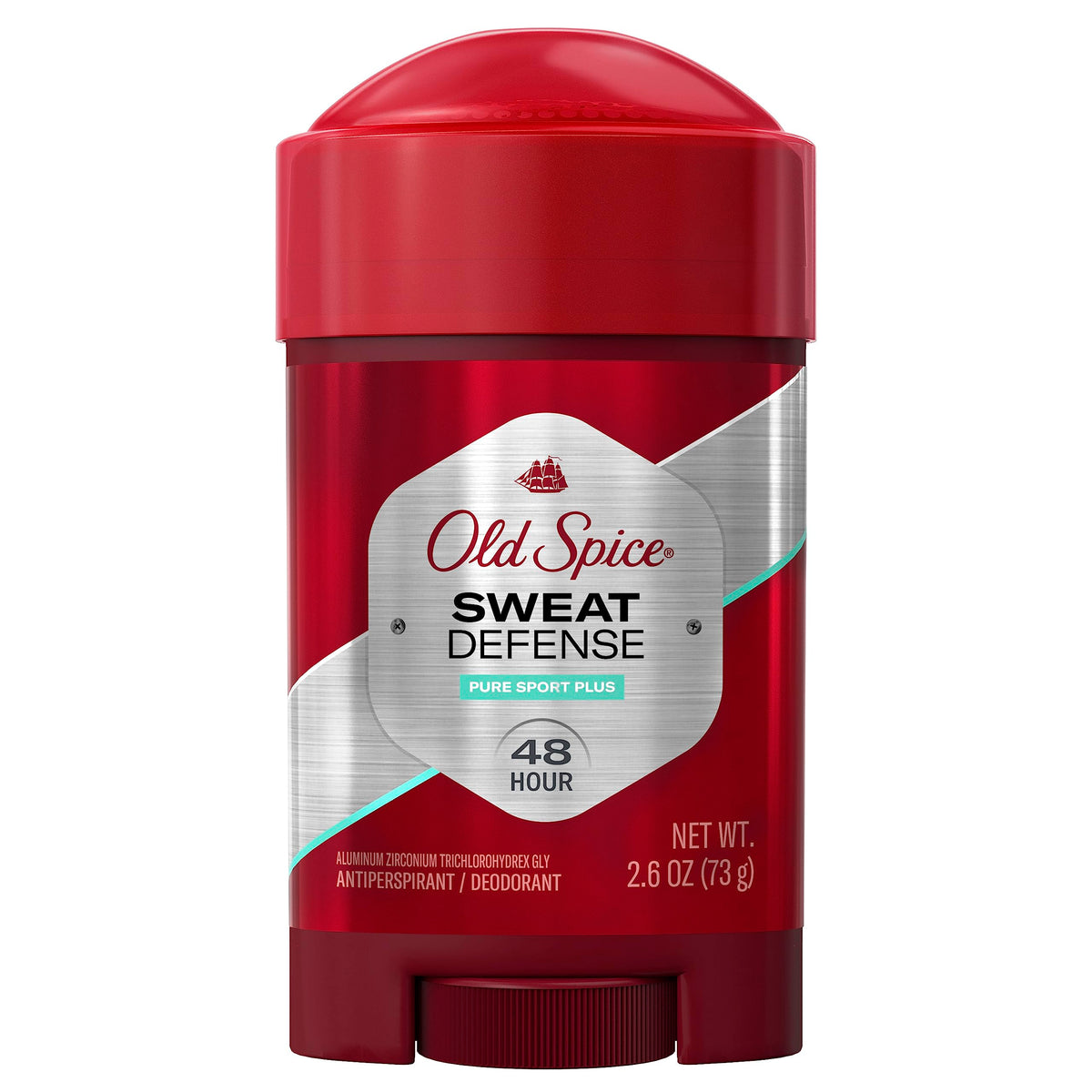 Old Spice Antiperspirant Deodorant For Men, Sweat Defense, Pure Sport Plus, 2.6 Oz