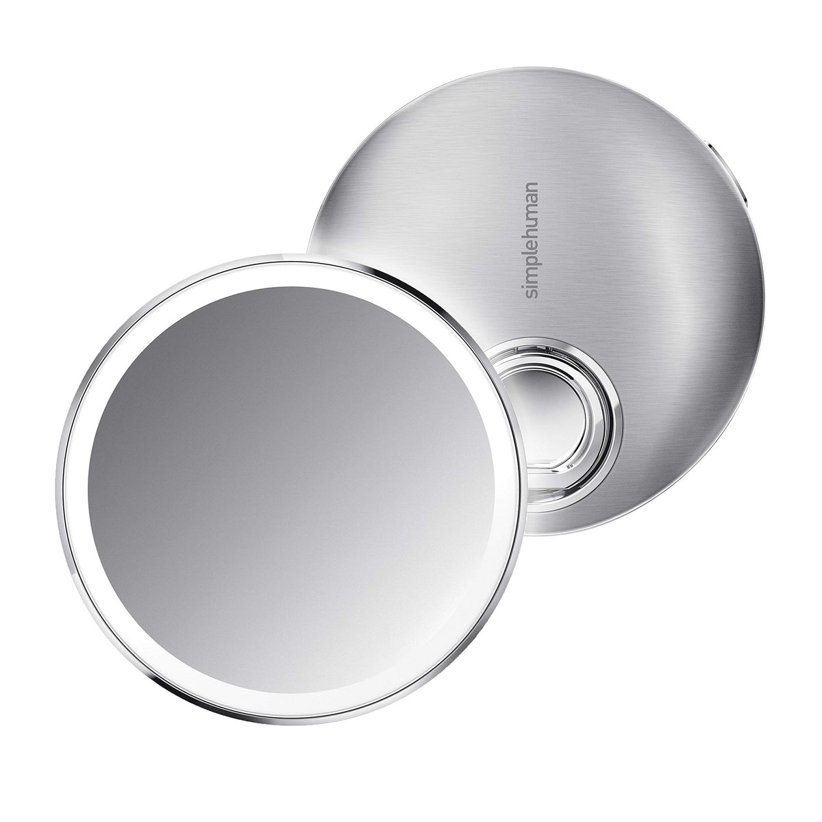 Simplehuman 4&quot; Sensor Mirror Compact - 3X Magnification, Brushed Stainless Steel