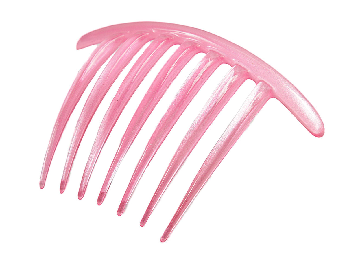 Caravan Hand Painted Twist Comb - Satin Pink, Stylish & Unique Hair Accessory