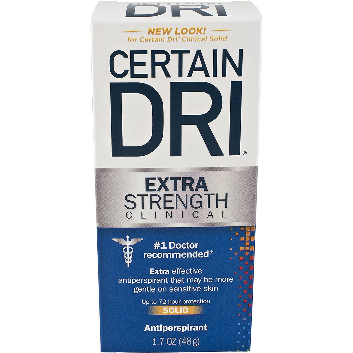 Certain Dri Antiperspirant Solid, 1.7 Ounce (Pack Of 2) For Excessive Perspiration