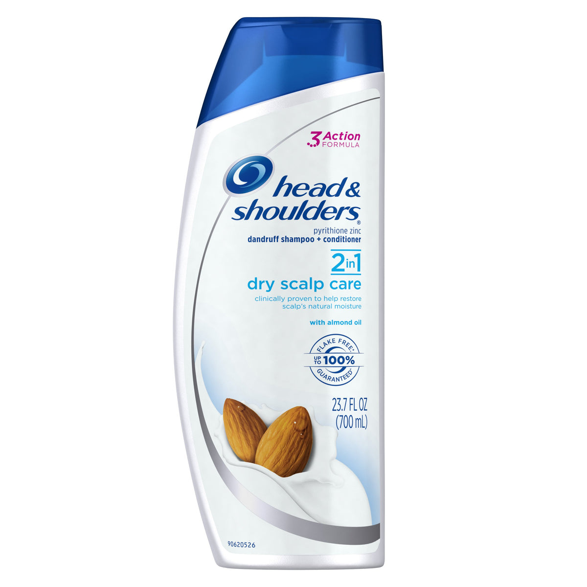 Head & Shoulders 2-In-1 Anti-Dandruff Shampoo + Conditioner, Dry Scalp Care With Almond Oil, 23.