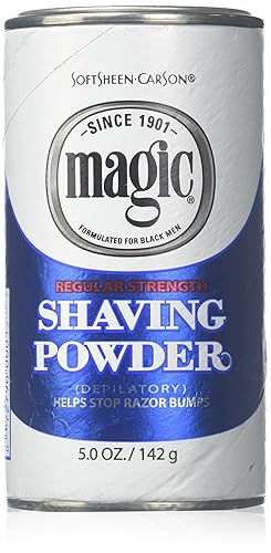 Magic Shaving Powder Blue 5Oz Regular Depilatory, 6 Pack - Smooth Skin Solution