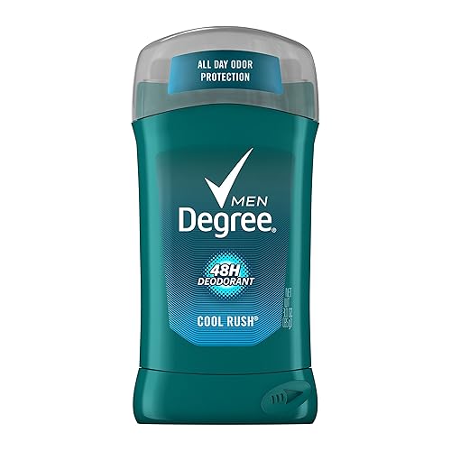 Degree Men Extra Fresh Deodorant, Cool Rush, 3 Oz - Long-Lasting, Antiperspirant Protection