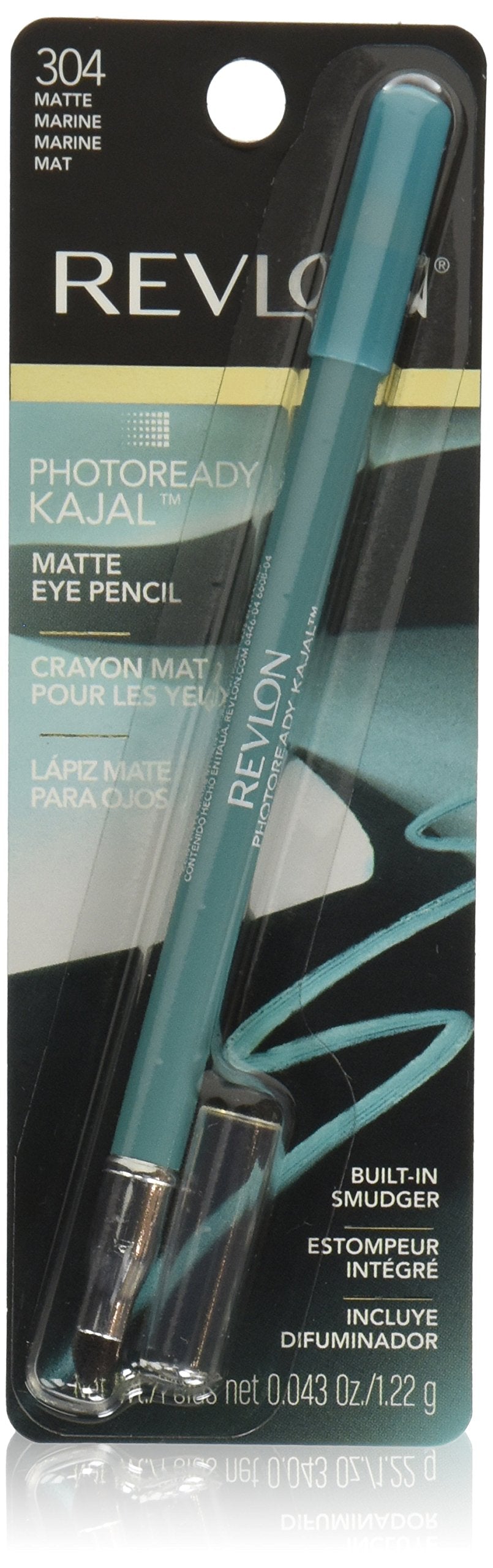 Revlon Photoready Kajal Eye Pencil - Matte Charcoal, 0.04 Oz, Smooth Application