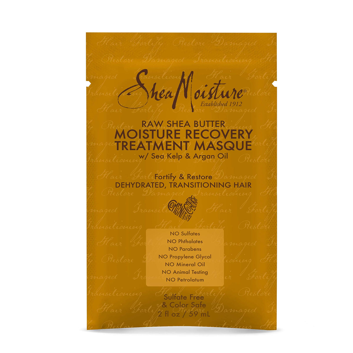 Sheamoisture Raw Shea Butter Deep Treatment Masque, 2Oz - Intensive Hydrating Hair Care