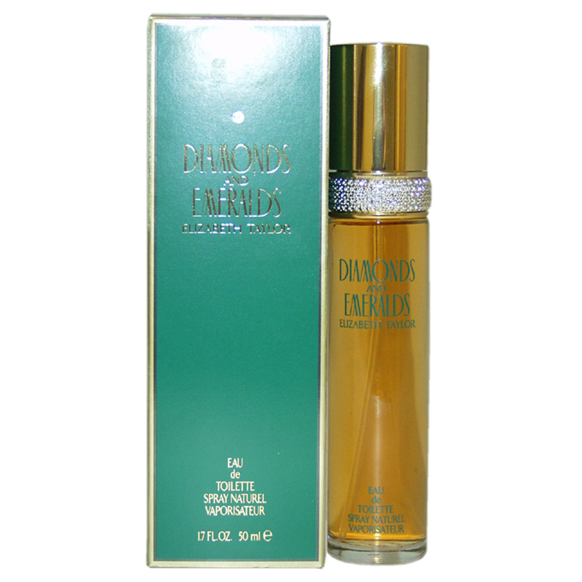 Elizabeth Taylor Diamonds & Emeralds Eau De Toilette Spray for Women, 1.7 oz - Luxurious Fragrance, Elegant Scent