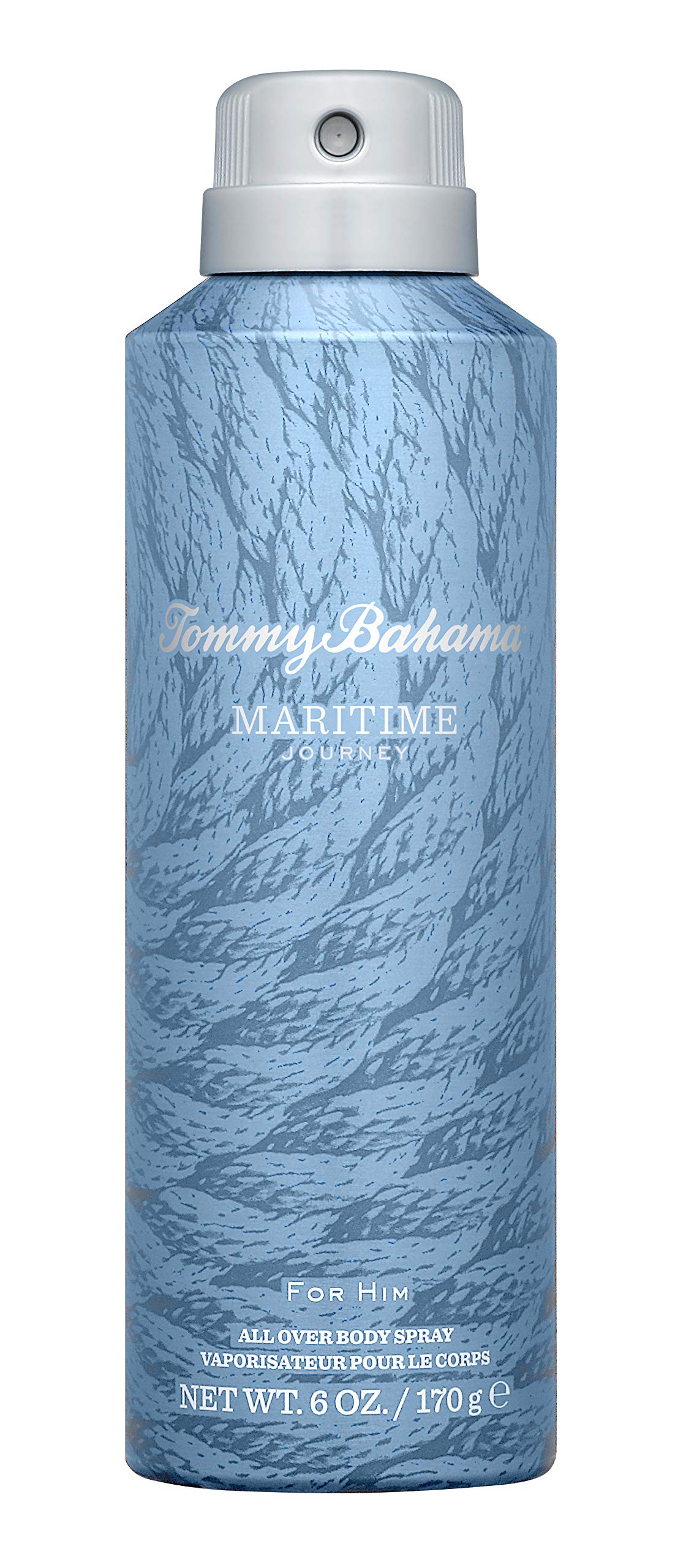 Tommy Bahama Maritime Journey Body Spray, 6 Fl Oz - Fresh Blue Fragrance for Men, Long-Lasting Scent, Perfect for Daily Use