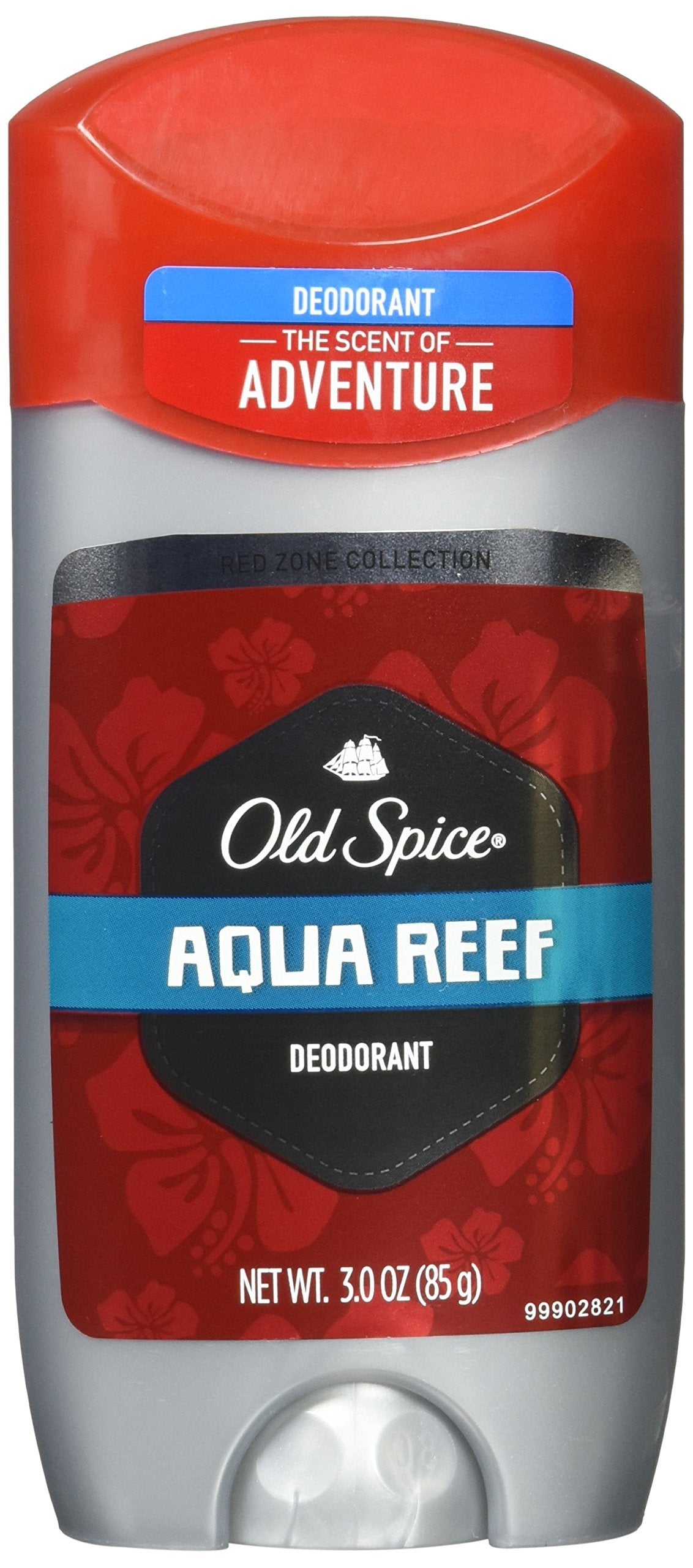 Old Spice Aqua Reef Deodorant, 3 Oz - 2 Pack, Red Zone Freshness For Men