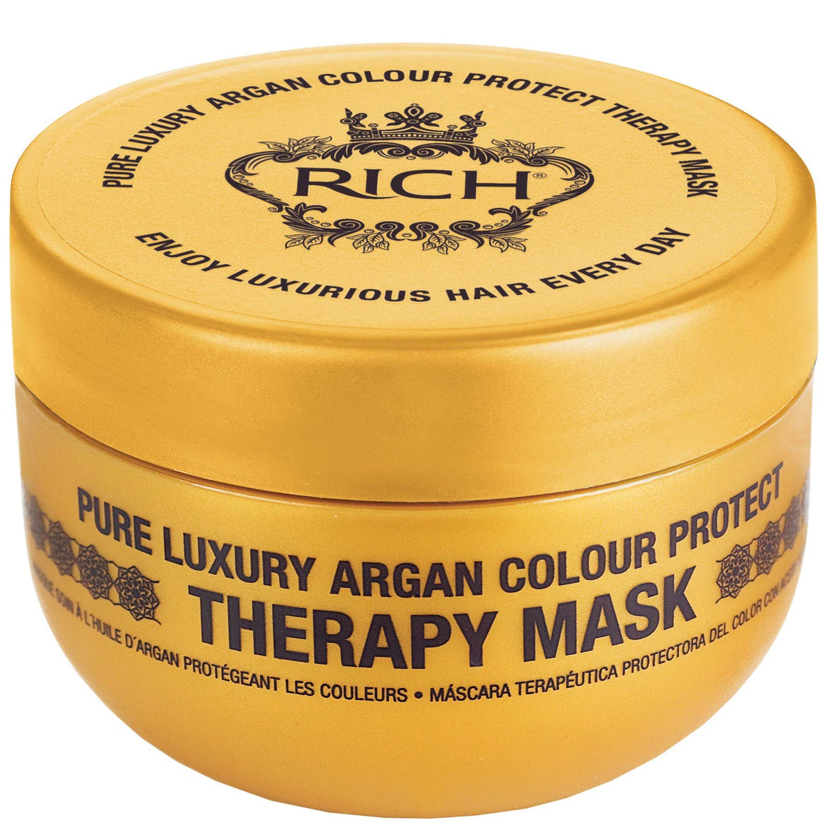 RICH Pure Luxury Argan Color Protect Mask - 6.75oz for Vibrant, Healthy Hair