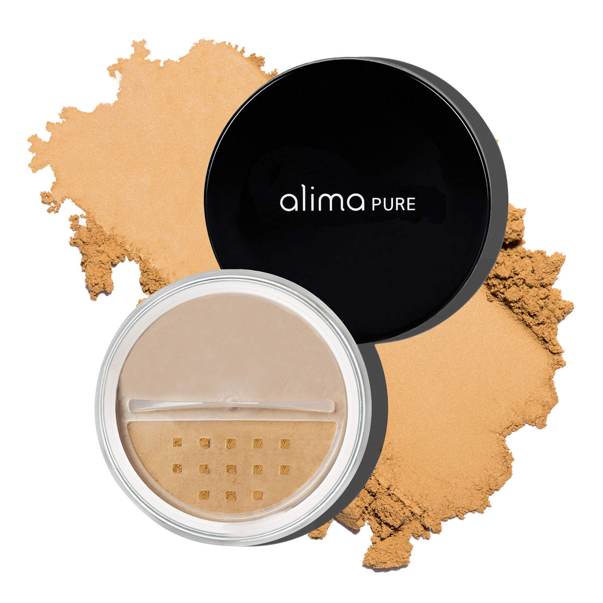 Alima Pure Beige 7 Matte Loose Mineral Foundation Powder, Oil-Free, Full Coverage, 0.16 Oz