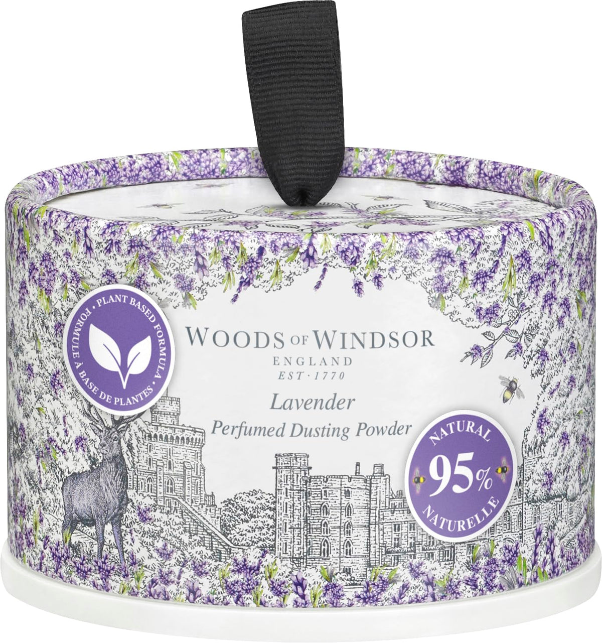 Woods Of Windsor Lavender Talcum Powder - Floral Scented Dusting Powder For Women, 3.53 Oz