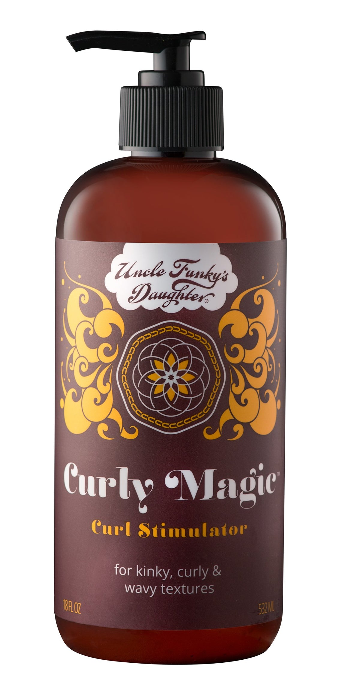 Uncle Funky's Daughter Curly Magic Curl Stimulator, 18 Fl Oz - Clear Curl Enhancer