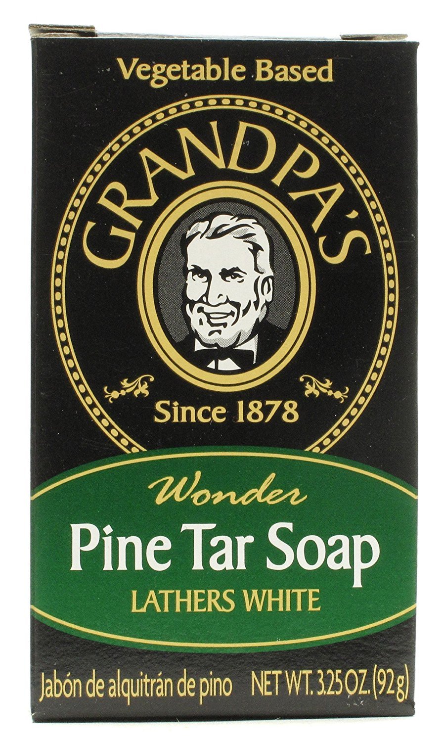 Grandpa'S Pine Tar Soap - Medium Size, 12 Pack, 3.2 Ounce Each, Natural Skin Care