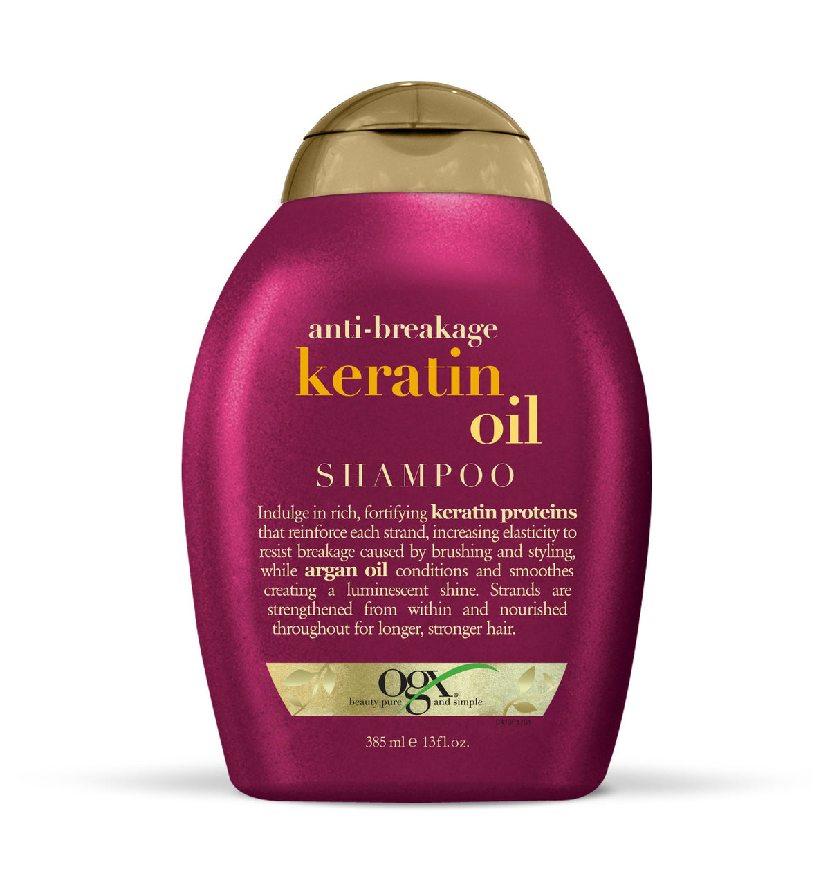 Ogx Anti-Breakage Keratin Oil Shampoo, 13 Fl Oz - Strengthens & Nourishes Hair