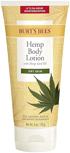 Burt'S Bees Hemp Body Lotion 6 Oz - Nourishing & Hydrating Skin Care Moisturizer