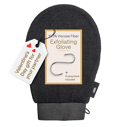 Wonder Family Premium Deep Exfoliating Glove & Shower Cap - Body Scrubber For Smooth Skin