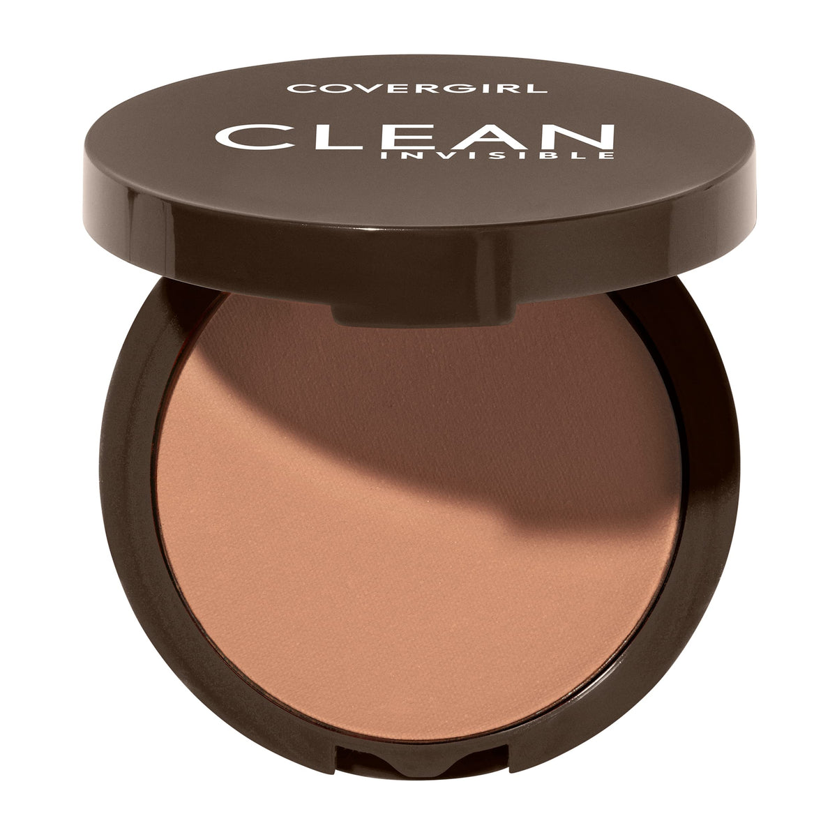 Covergirl Clean Invisible Pressed Powder, Vegan, Lightweight, Soft Honey 155, 0.38Oz