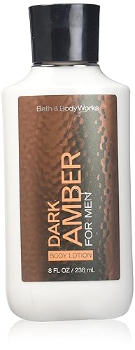 Bath & Body Works Dark Amber Body Lotion 8 Fl Oz - Hydrating Moisturizer For Smooth Skin