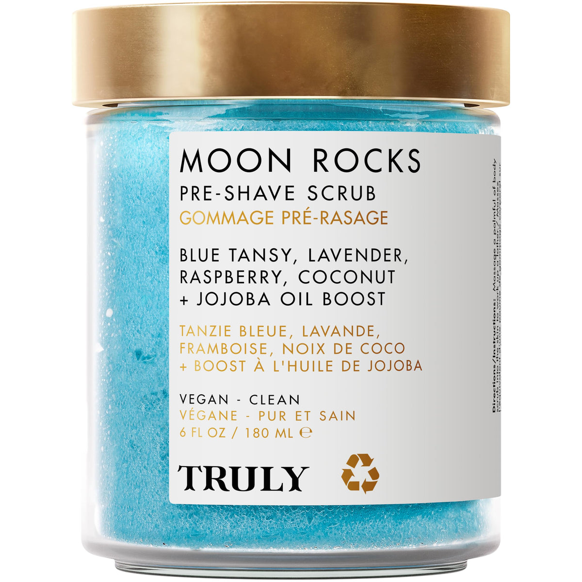 Truly Beauty Kp Treatment Moon Rocks Sugar Scrub - Exfoliating Body Scrub With Vitamin E, 4 Fl Oz