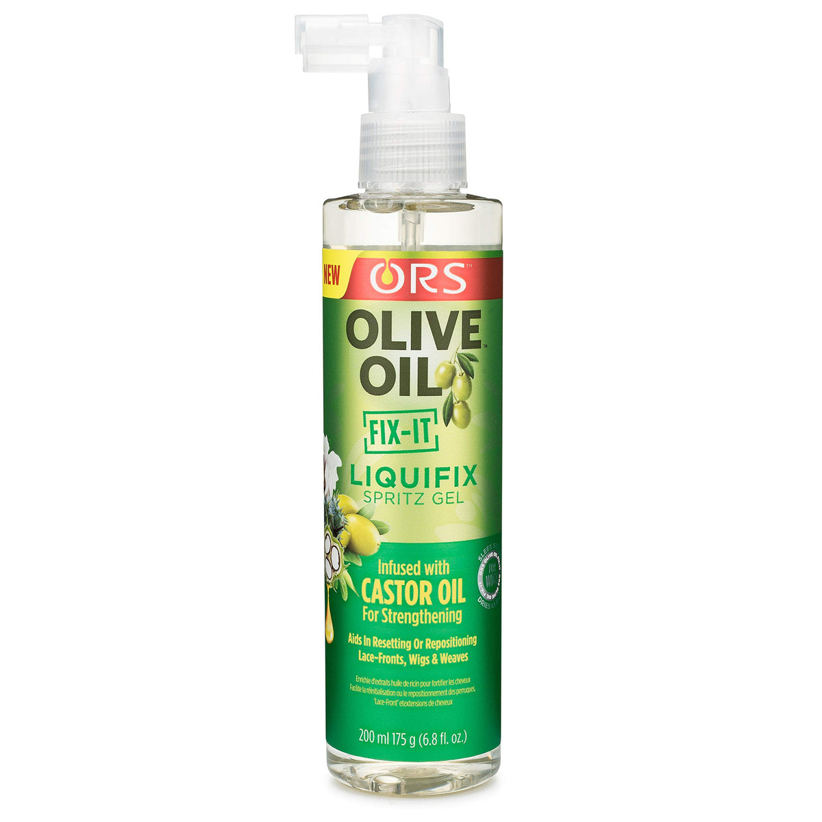 Ors Olive Oil Fix-It Liquifix Spritz Gel 7 Oz - Pack Of 4, Perfect For Styling And Control