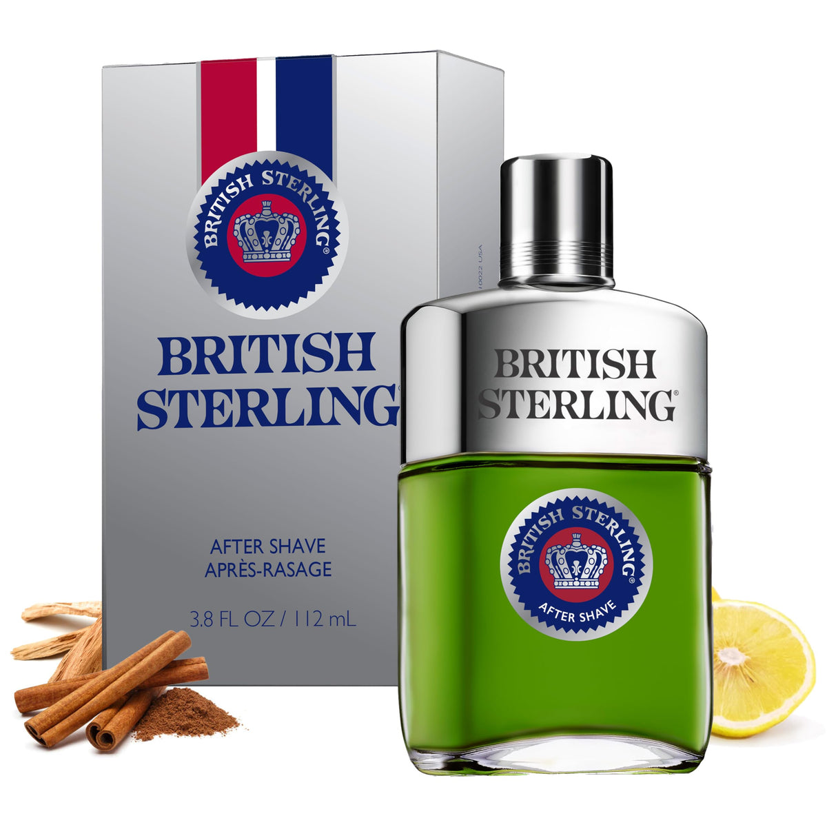 British Sterling Aftershave For Men By Dana, 3.8 Fl Oz - Classic Fragrance