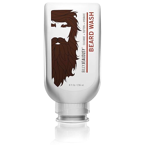 Billy Jealousy Beard Wash - Hydrating Aloe & Green Tea Extract For Smooth, Frizz-Free Beards 8 Fl Oz