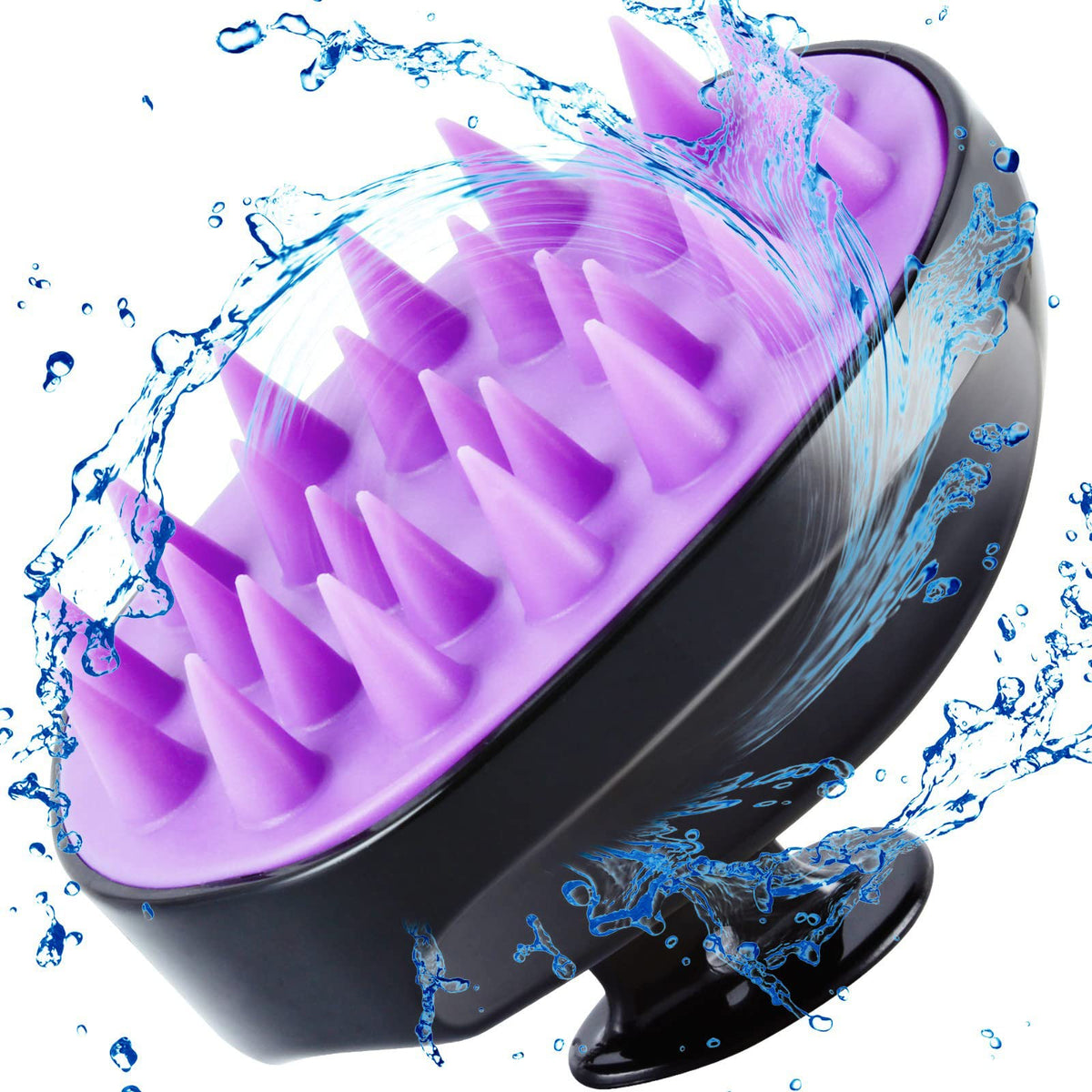 Sosoon Scalp Massager & Shampoo Brush - Soft Silicone Hair Scrub For Dandruff & Growth