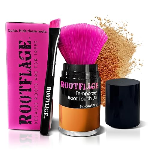 Rootflage Bright Copper Root Touch Up Powder - Instant Hair Concealer, 1 Count