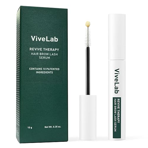 Vivelab Biotin Lash Serum - Eyelash & Eyebrow Growth For Thick Lashes And Brows, 0.35Oz