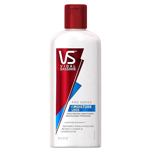 Vidal Sassoon Pro Series Moisture Lock Conditioner, 12 Fl Oz, Hydrating Hair Care