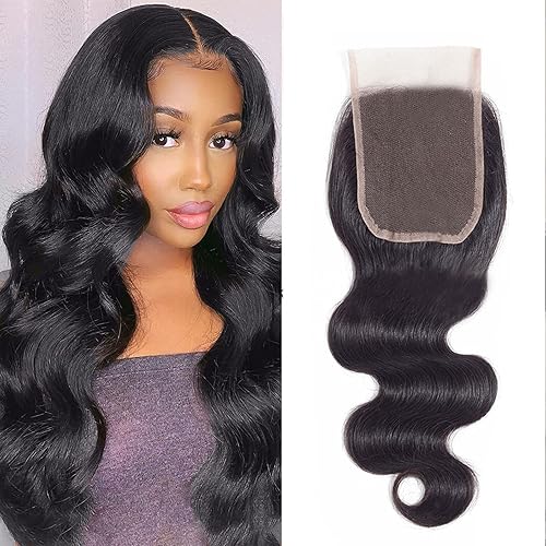 ROYAL IMPRESSION 16&quot; Body Wave 5x5 HD Lace Closure, Virgin Brazilian Hair, Pre-Plucked