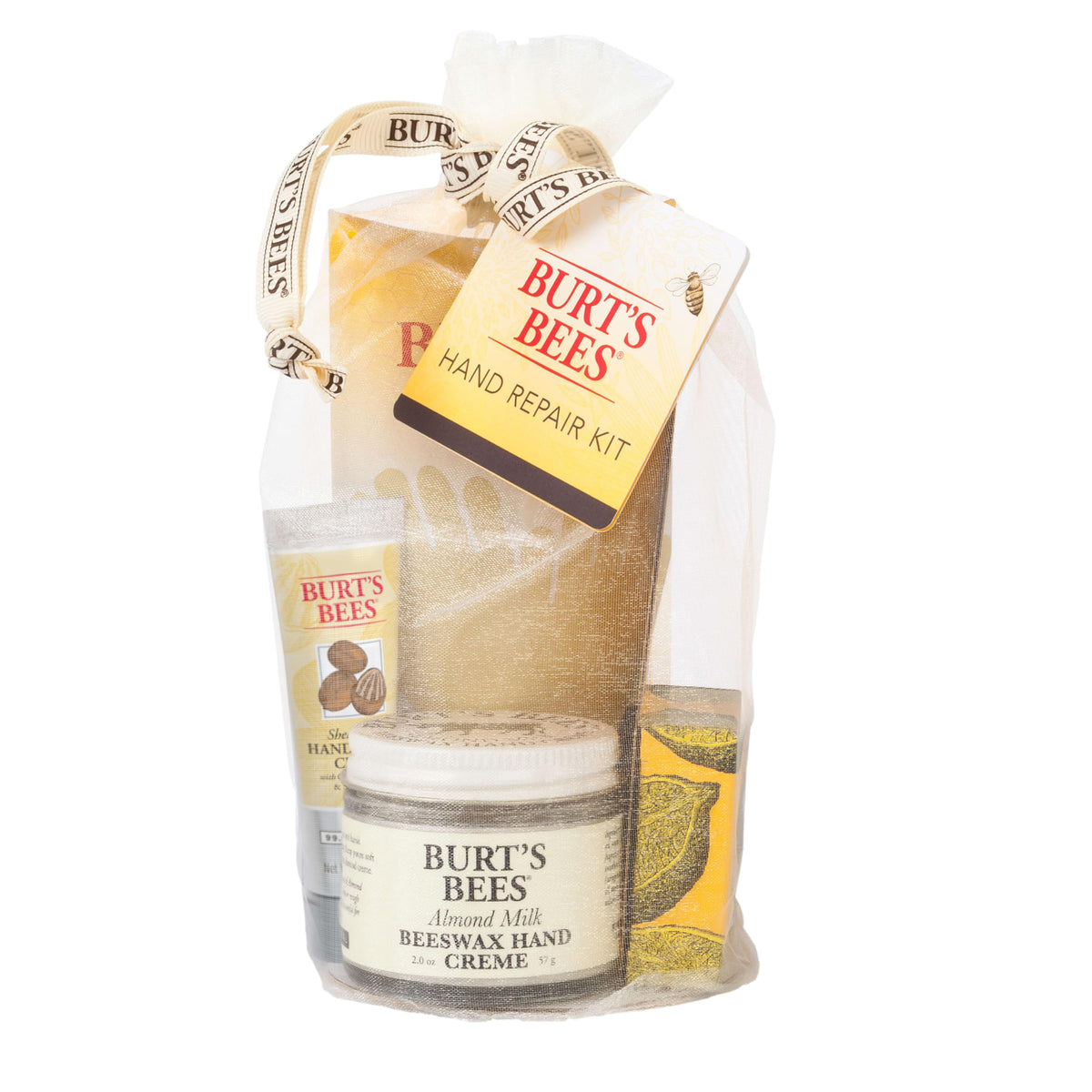 Burt'S Bees Hand Repair Gift Set - 3 Creams & Gloves For Soft Hands, Perfect For Valentine'S Day