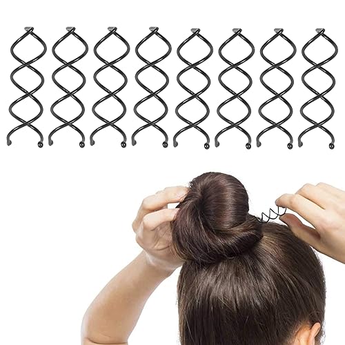 HAWWWY Bobby Pins 8 Pack - Light Brown 2&quot; - Easy Hair Accessories for Women & Kids