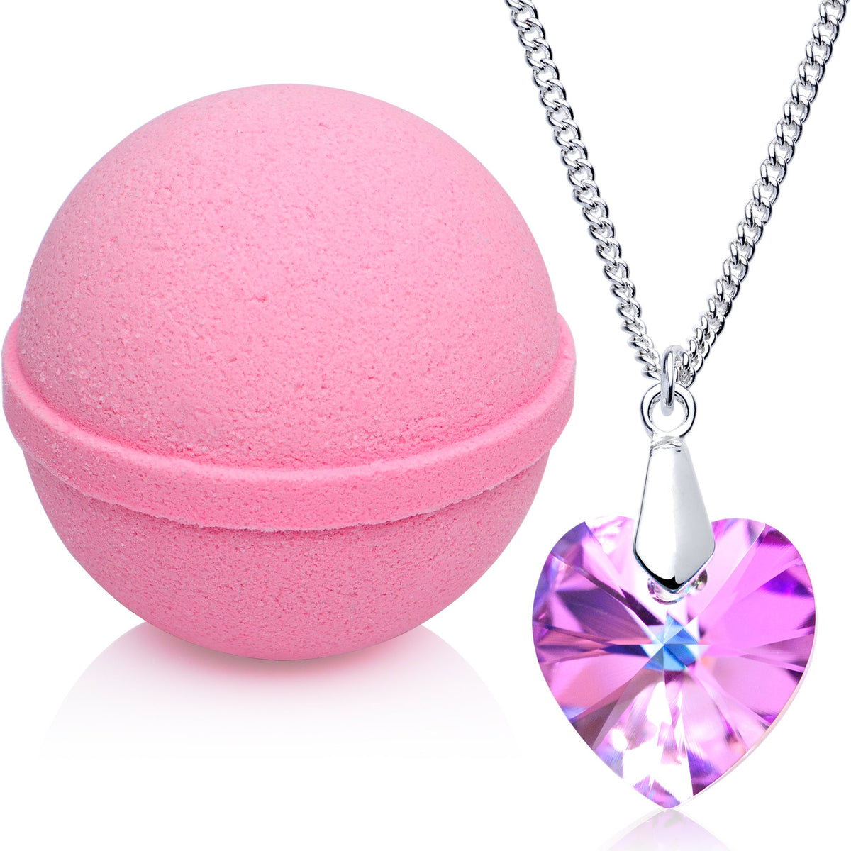 Jackpot Candles Love Potion Bath Bomb With Necklace, 10 Oz Extra Large, Made In Usa