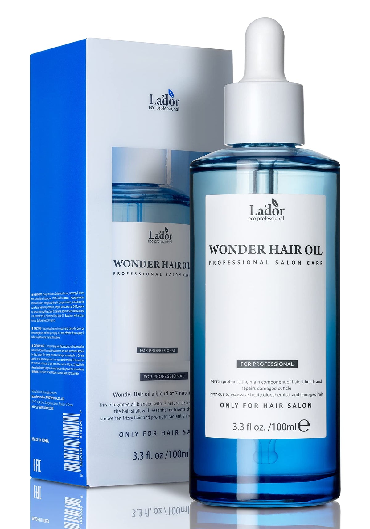 La'Dor Wonder Hair Oil - Anti Frizz Leave-In Treatment With Squalane & Argan - 3.3 Fl Oz