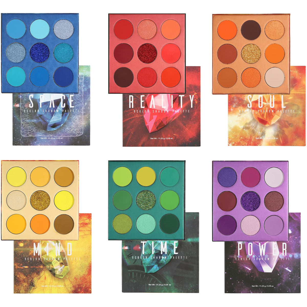 Docolor 54 Colors Gemstone Eyeshadow Palette - Matte & Glitter Long Lasting Waterproof Makeup