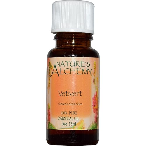 Nature'S Alchemy Vetivert Essential Oil, 0.5 Oz - Pure Aromatherapy For Relaxation