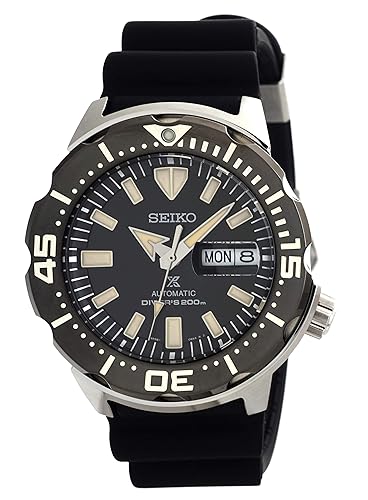 Seiko Prospex Men'S Automatic Watch Srpd27K1 - Black Dial, Blue Strap, Standard Size