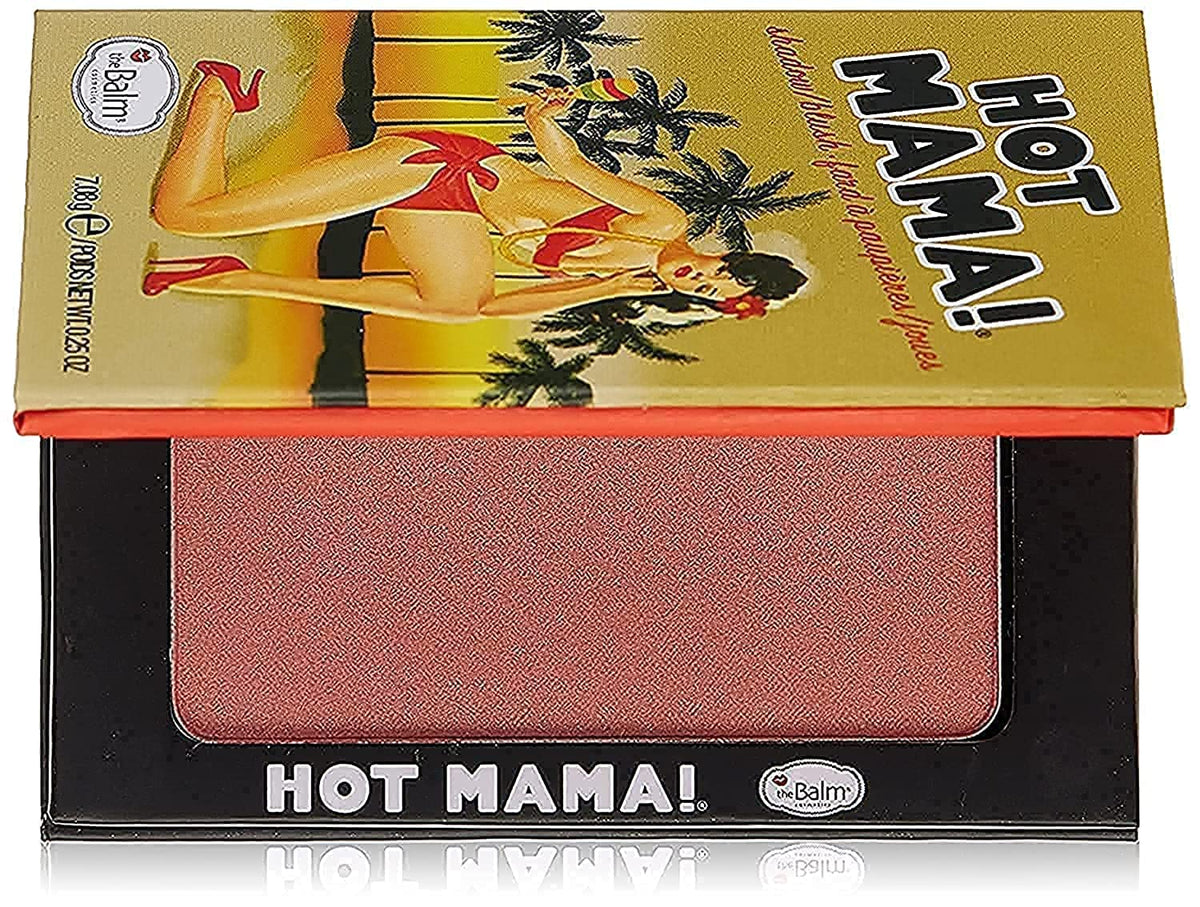 Thebalm Hot Mama! Blush - 0.25 Ounce - Flirty Peachy Pink Color For A Radiant Glow