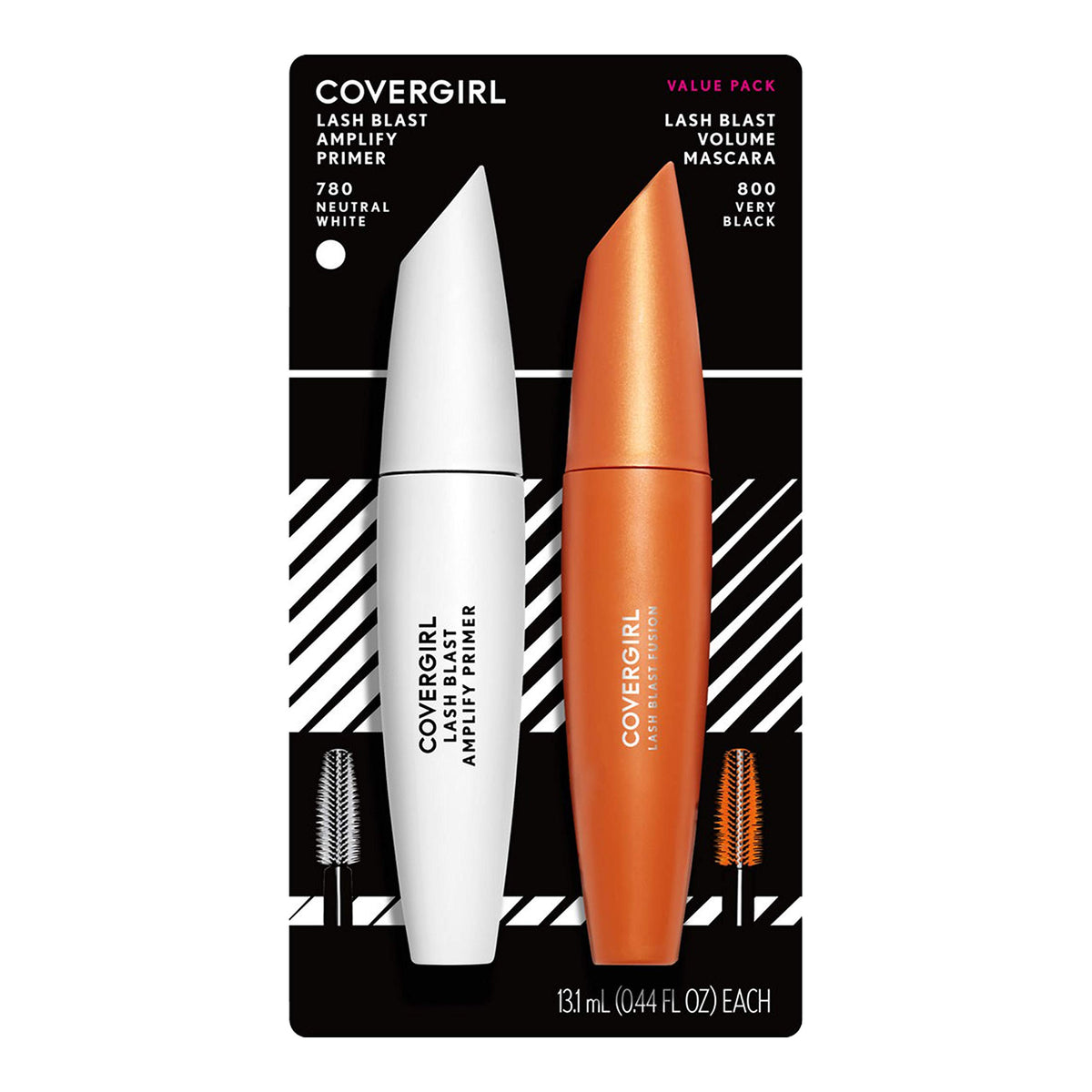 Covergirl Lashblast Volume Mascara & Amplify Primer, Very Black, 0.44 Fl Oz (Pack Of 