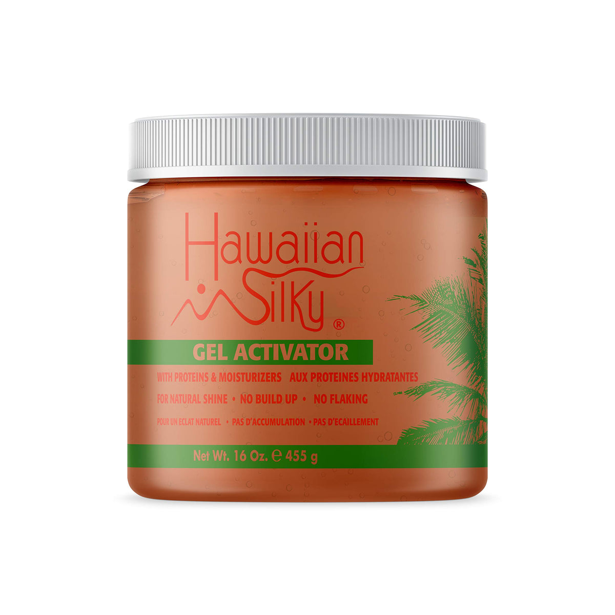 Hawaiian Silky Texturizing Gel Activator, 16 Fl Oz - Moisturizes & Styles Dry Hair, Color Safe