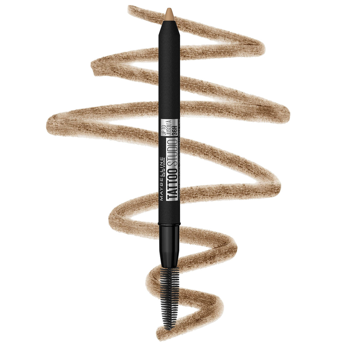 Maybelline Tattoostudio Waterproof Eyebrow Pencil, Light Blonde, Longwear, Sharpenable, 1 Count